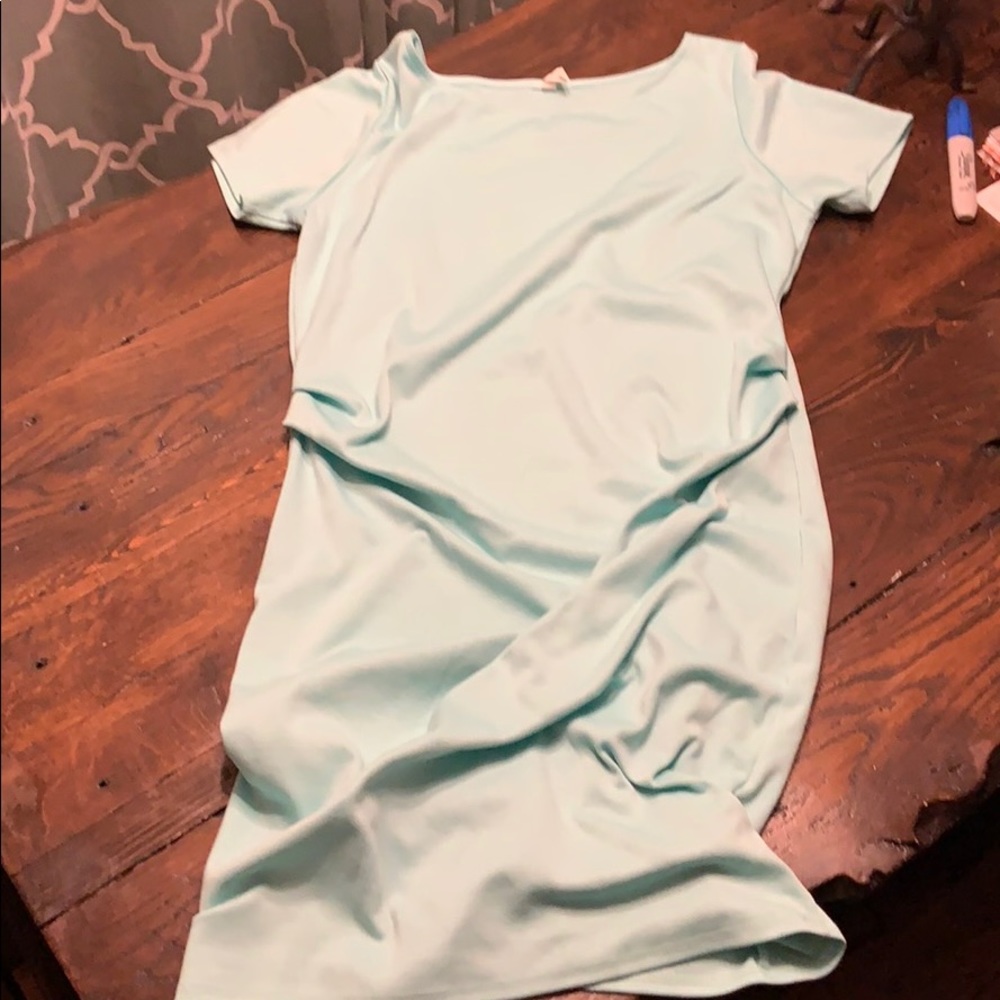 Mint bodycon maternity